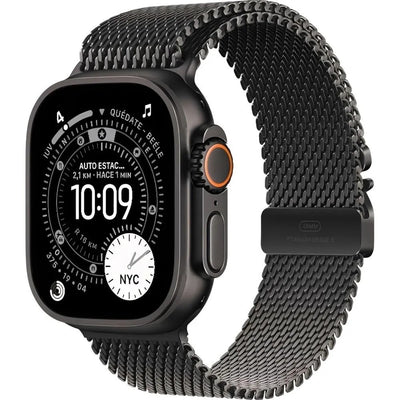Reloj Smart Apple Watch Ultra 3 49mm Cell MF1Q4LW/A S/M Black Titanium Milanese Loop