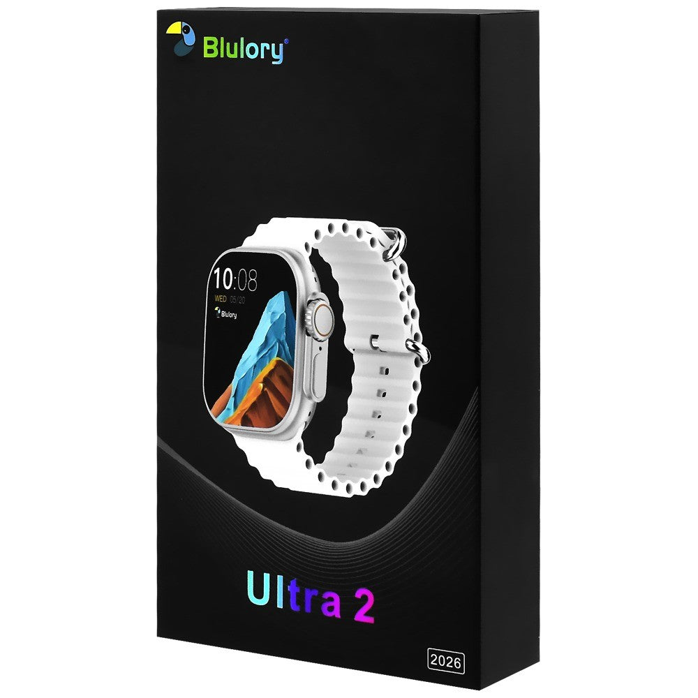Reloj Smart Blulory Watch Ultra 2 2026 Silver