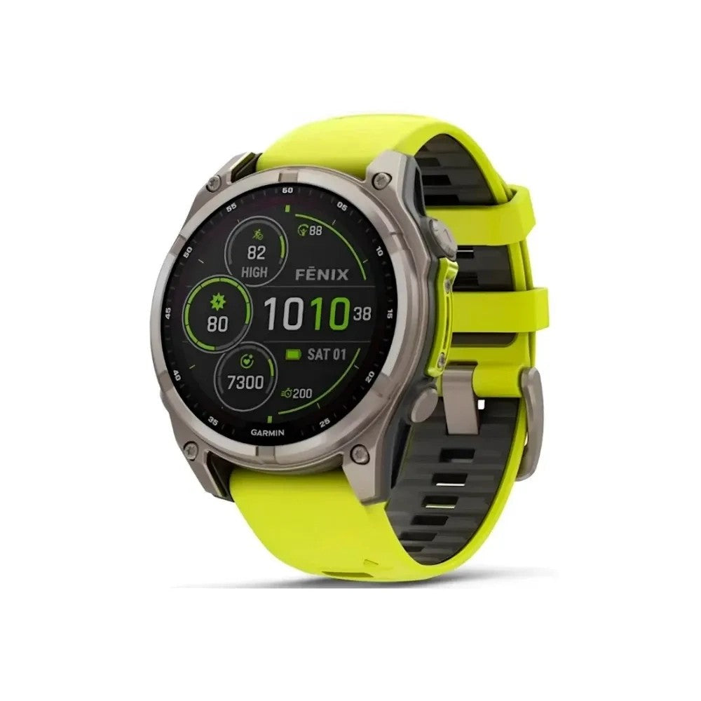 Reloj Smart Garmin Fenix 8 47mm Sapphire Solar Yellow