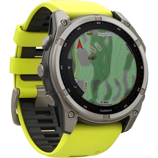 Reloj Smart Garmin Fenix 8 51mm Solar Sapphire 010-02907-20 Yellow