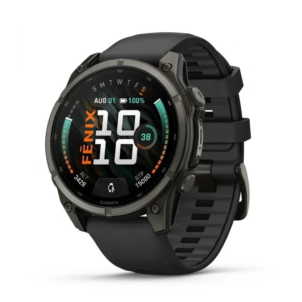 Reloj Smart Garmin Fenix 9 47mm Carbon Gray Titanium