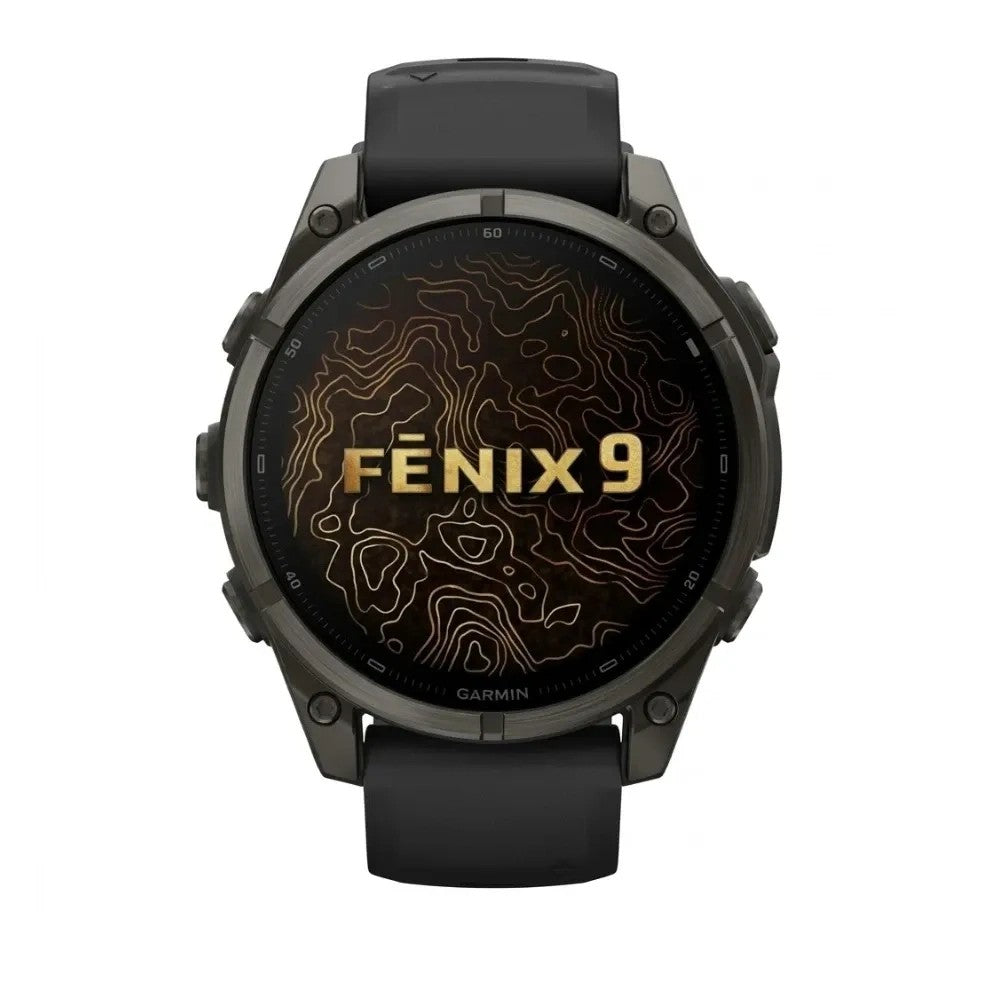Reloj Smart Garmin Fenix 9 47mm Carbon Gray Titanium