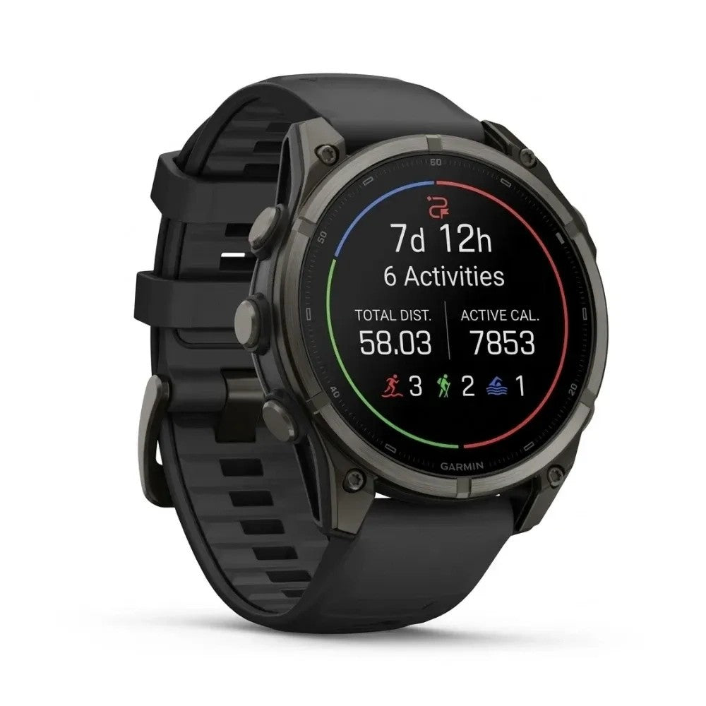 Reloj Smart Garmin Fenix 9 47mm Carbon Gray Titanium