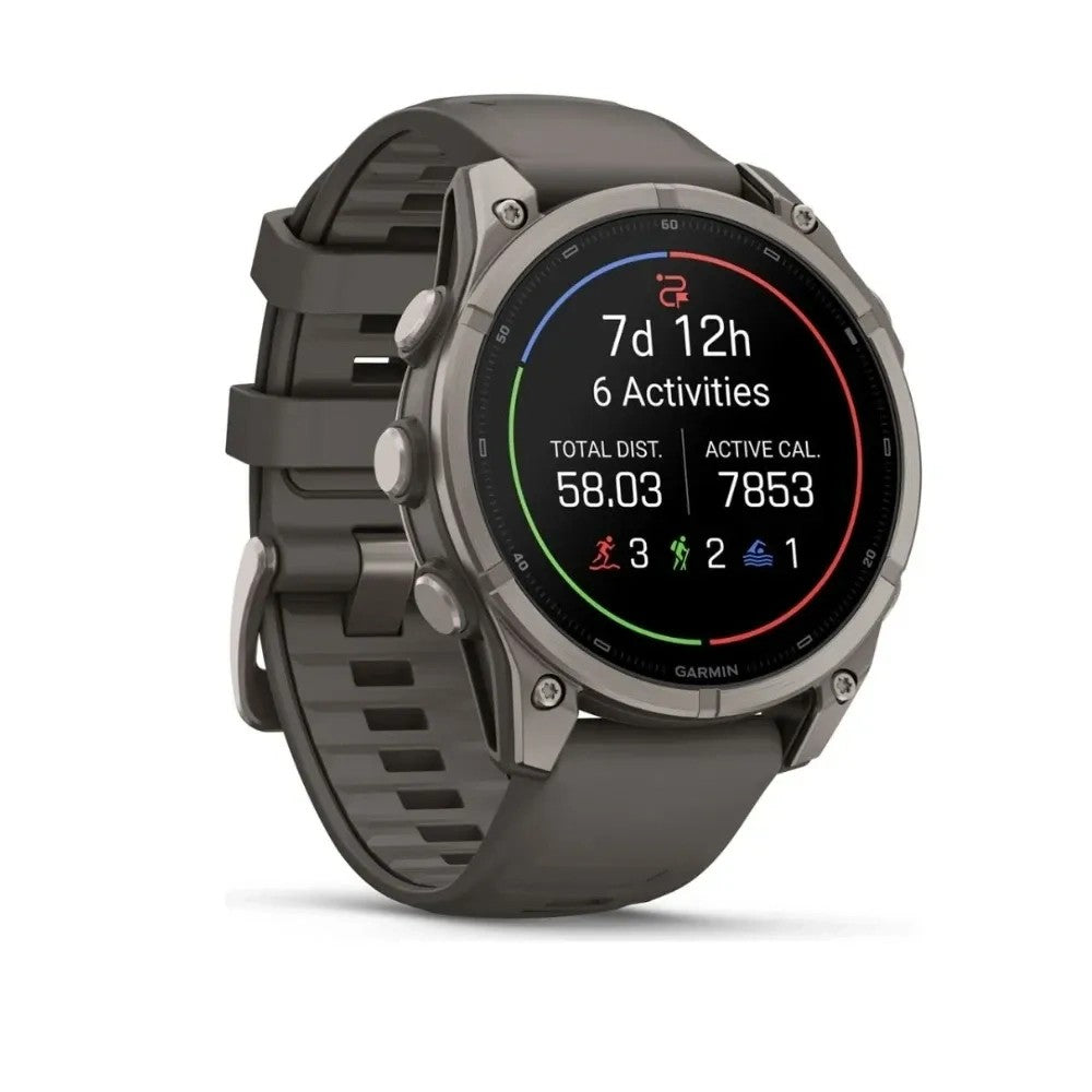 Reloj Smart Garmin Fenix 9 47mm Titanium Pebble Gray