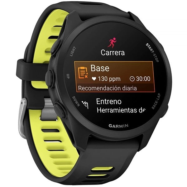 Reloj Smart Garmin Forerunner 170 Music 43mm Black/Yellow