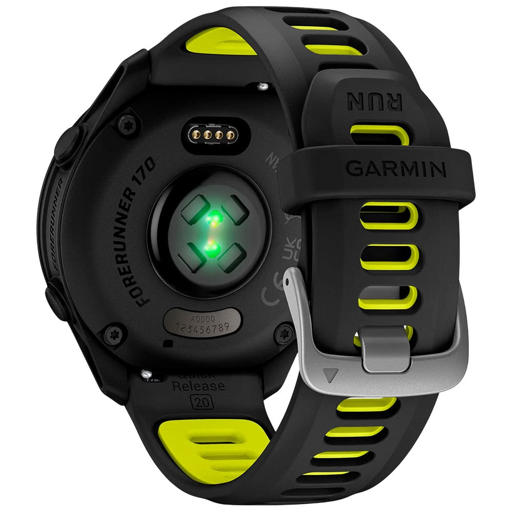 Reloj Smart Garmin Forerunner 170 Music 43mm Black/Yellow