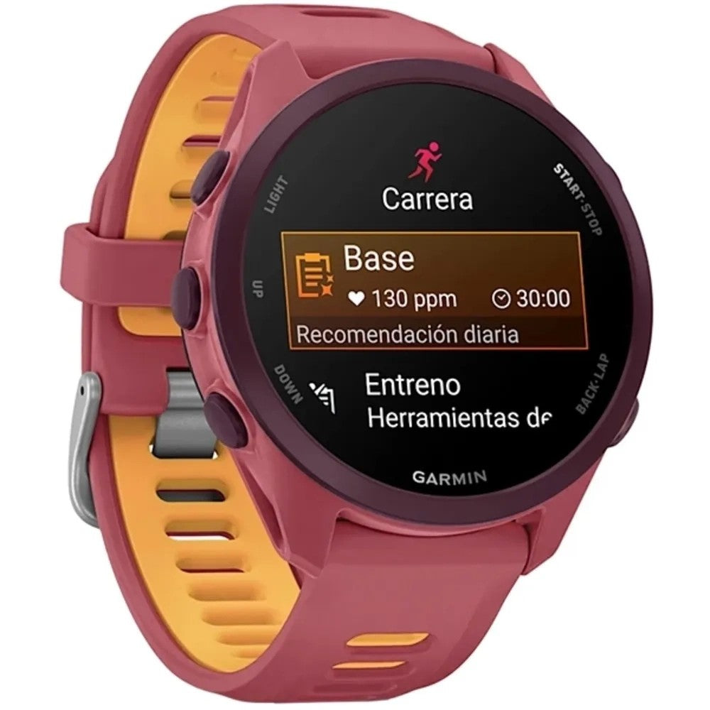 Reloj Smart Garmin Forerunner 170 Music 43mm Red/Pink