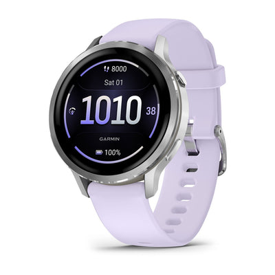 Reloj Smart Garmin Venu 4 41mm (Silver/Purple, Black)