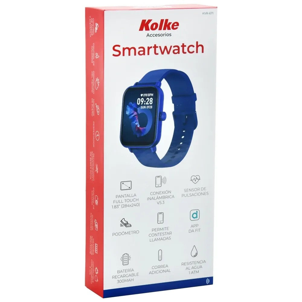Reloj Smart Kolke KVR-671 Azul