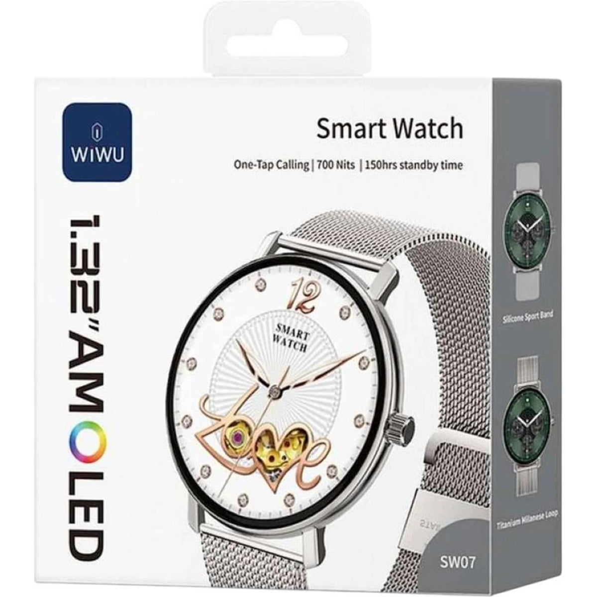 Reloj Smart Wiwu SW07 Silver