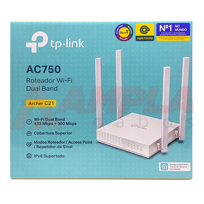 Router TP-Link Archer C21 AC750 Dual Band Único
