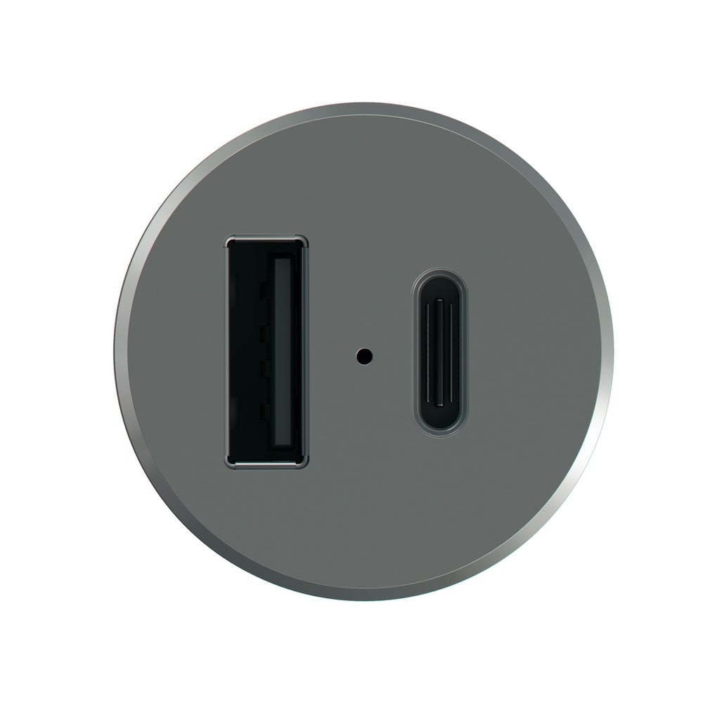 Cargador Satechi ST-TCPDCCM 72W USB-C/USB-A - Space Gray