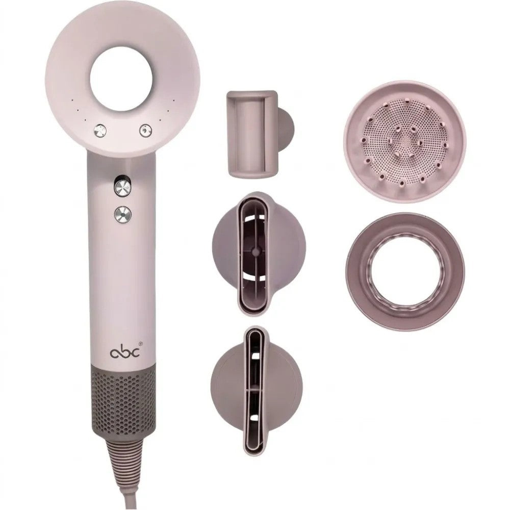 Secador de Cabello ABC Kit A3005 1600W 110V Rosa