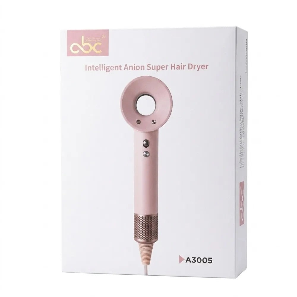 Secador de Cabello ABC Kit A3005 1600W 110V Rosa