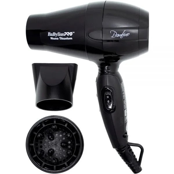 Secador de Cabello Babyliss Pro Bambino BNT5510UZ 1200W Bivolt Black