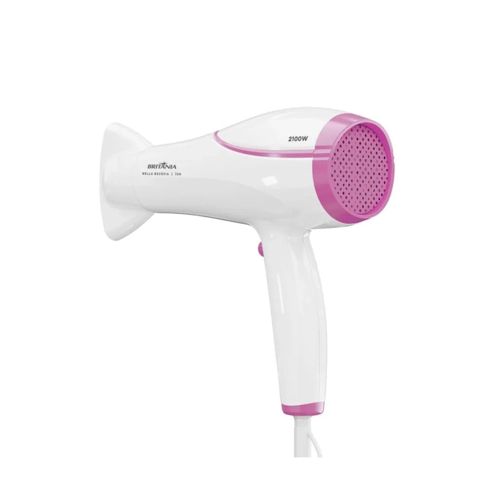 Secador de Cabello Britania Bella BSCE21A Bivolt Blanco