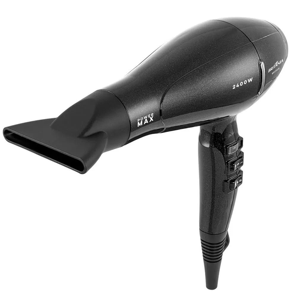 Secador de Cabello Britania BSC2410 Power Max 2400W 220V Negro