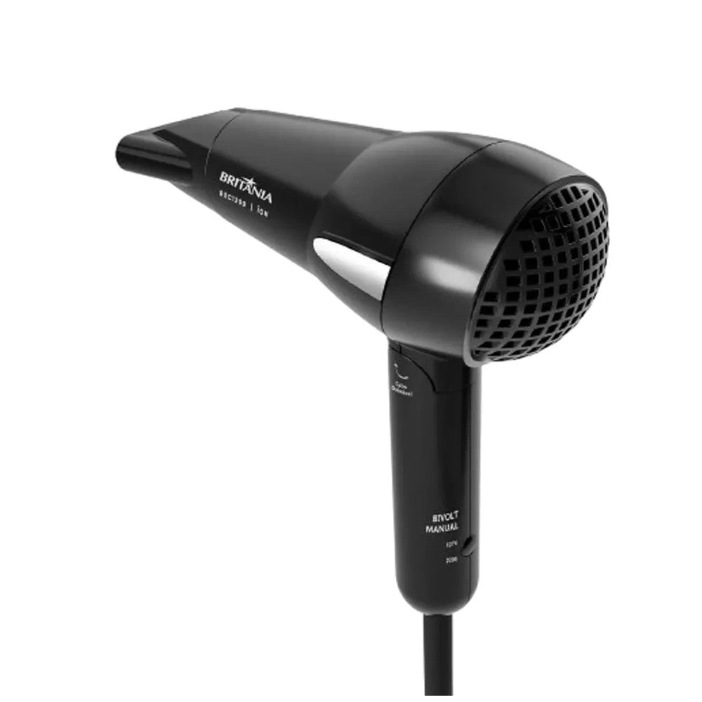 Secador de Cabello de Viaje Britania BSC1200 1200W Bivolt Negro