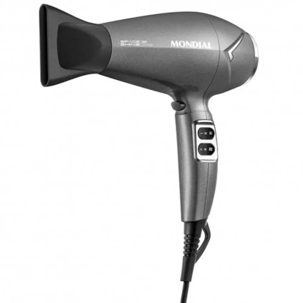 Secador de Cabello Mondial SC-20 Space Shine 2200W Bivolt Gris