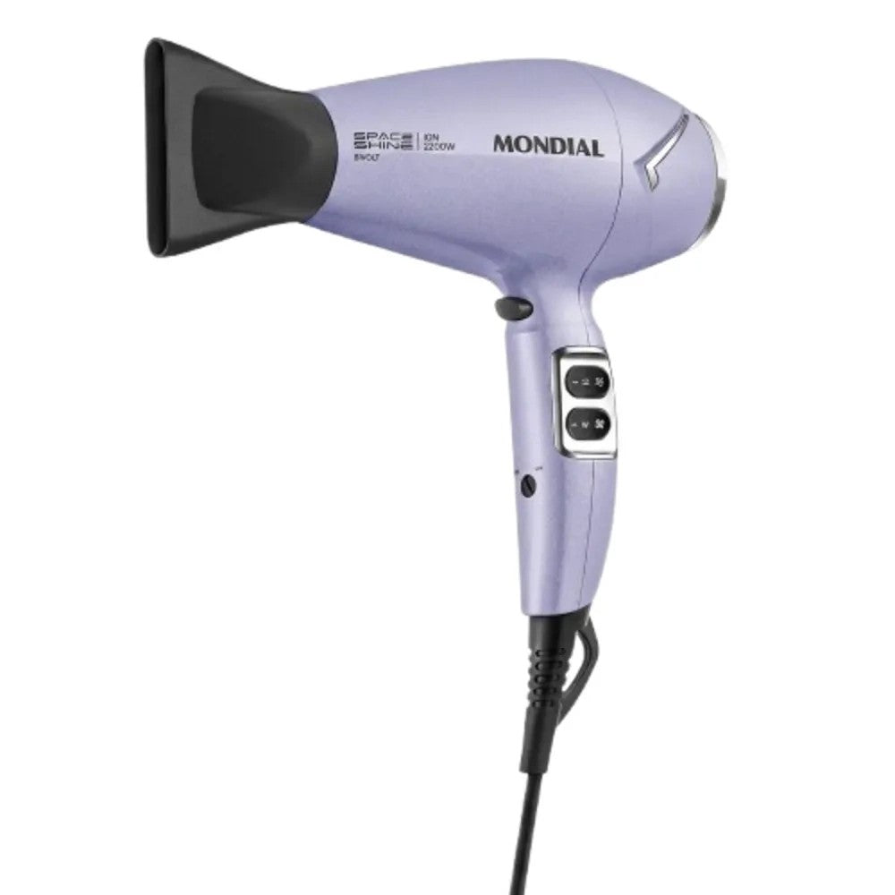 Secador de Cabello Mondial SC-21 Space Shine 2200W Bivolt Lila