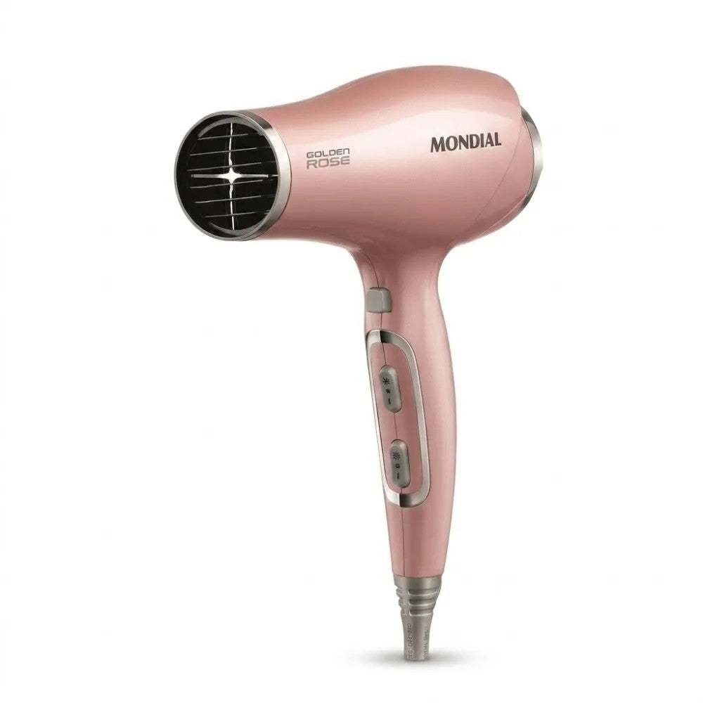Secador de Cabello Mondial SC-32 Golden Rose Line 2000W 220V Único