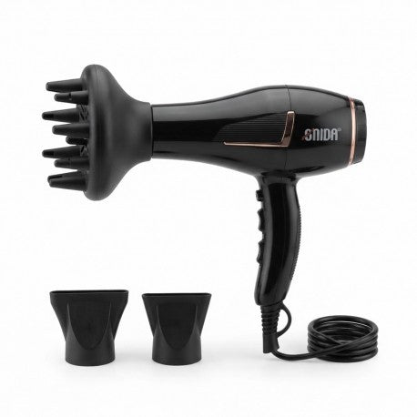 Secador de Cabello Onida ON-2604 con Difusor 220V Negro