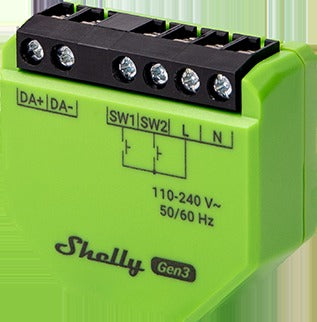 Sensor De Temperatura/humedad Shelly Dali Dimmer GEN3