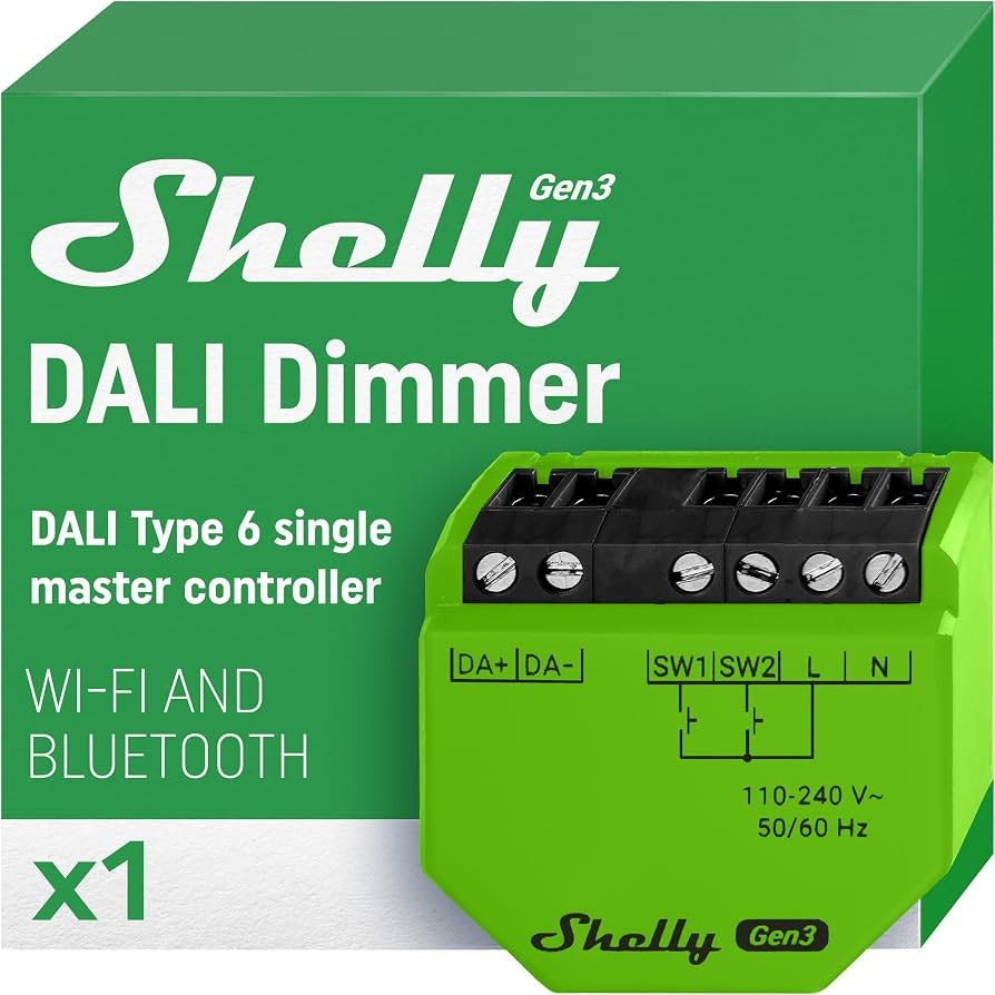 Sensor De Temperatura/humedad Shelly Dali Dimmer GEN3