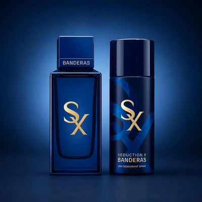 Set Perfume Antonio Banderas Seduction X Masculino 100ML + Desodorante 150ML EDP Único