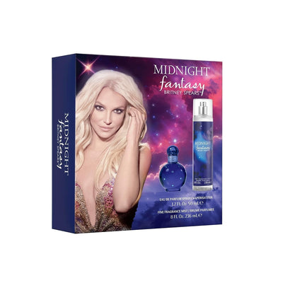 Set Perfume Britney Spears Midnight Fantasy Femenino 50ML + Body Mist 236ML EDP Único