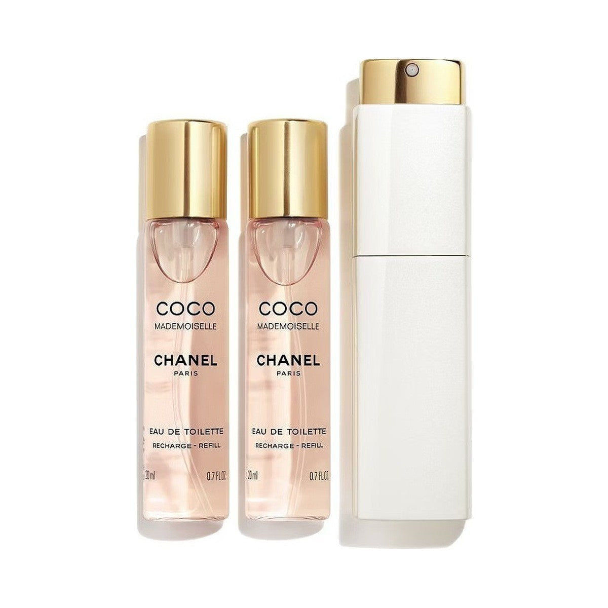 Set Perfume Chanel Coco Mademoiselle Femenino 3X20ML Recargable EDT Único