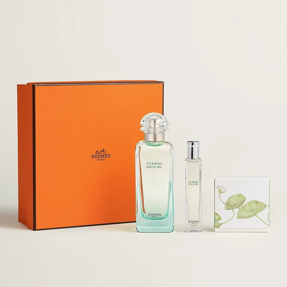 Set Perfume Hermès Un Jardin Sur Le Nil 100ML + 15ML EDT Único
