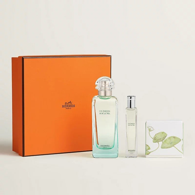 Set Perfume Hermès Un Jardin Sur Le Nil 100ML + 15ML EDT Único