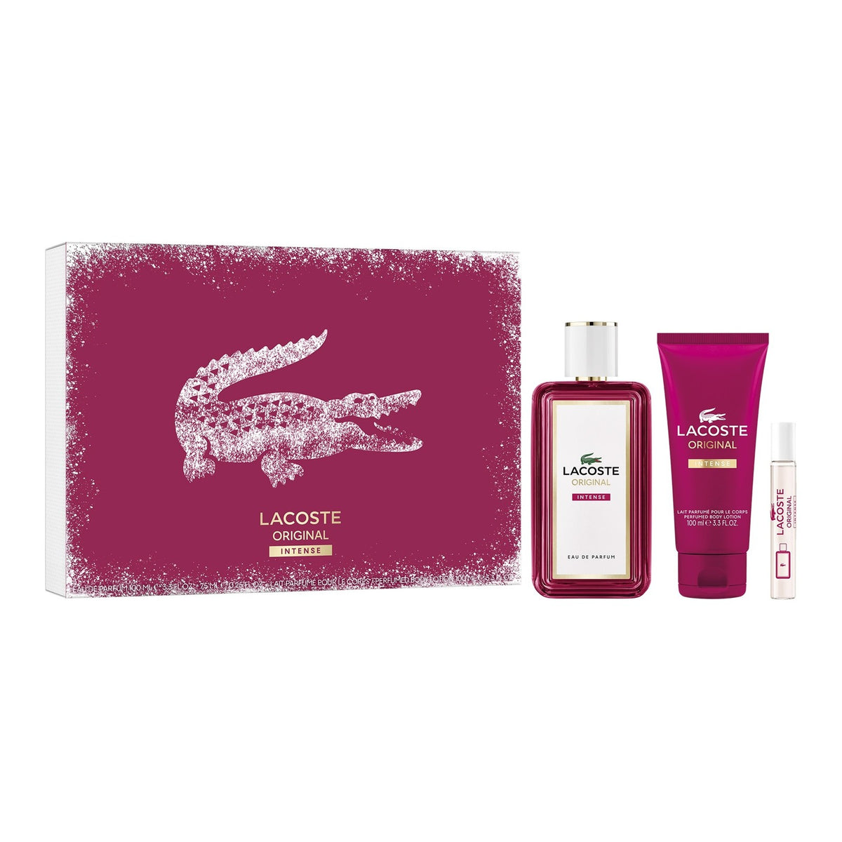 Set Perfume Lacoste Original 100ML + 100ML + 7.5ML EDP