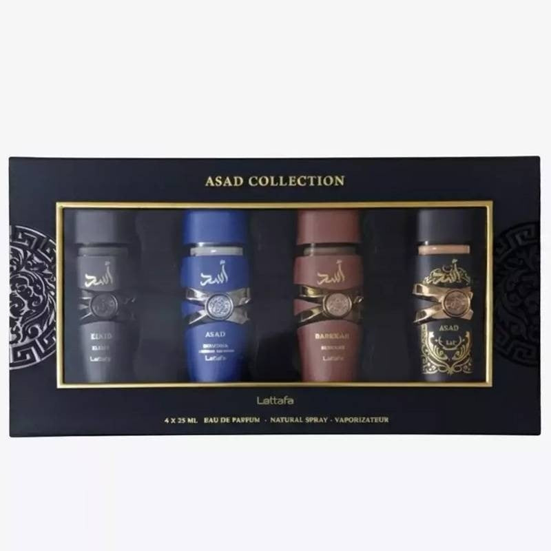Set Perfume Lattafa Asad Collection 4 X 25ML EDP Único