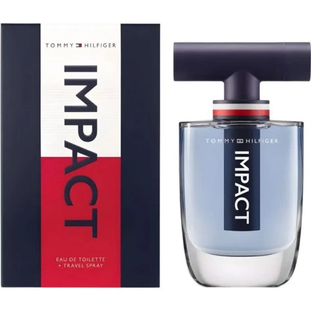 Set Perfume Tommy Hilfiger Impact Masculino 100ML + Travel Spray 4ML EDT Único