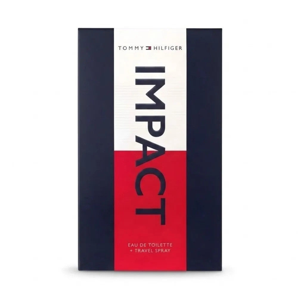 Set Perfume Tommy Hilfiger Impact Masculino 100ML + Travel Spray 4ML EDT Único