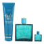 Set Perfume Versace Eros Masculino 100ML + Shower Gel 150ML + 5ML EDP Único