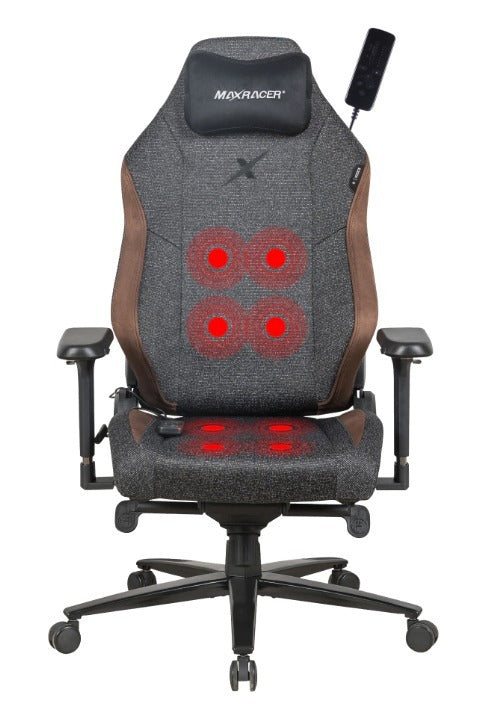 Silla Gamer MaxRacer Heavy HVY-14-SMI-TCDO C/Masajeador 