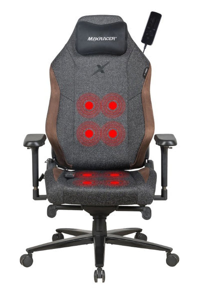 Silla Gamer MaxRacer Heavy HVY-14-SMI-TCDO C/Masajeador 