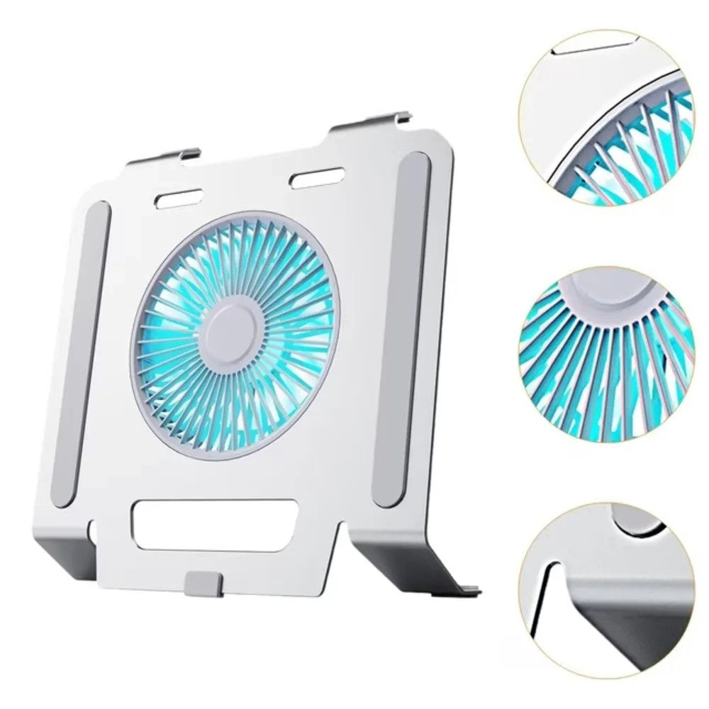 Soporte para Notebook y Tablet Smart Vision T-633 con Cooler Silver
