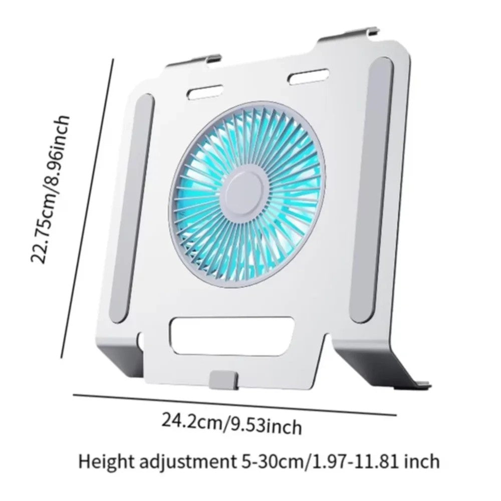 Soporte para Notebook y Tablet Smart Vision T-633 con Cooler Silver