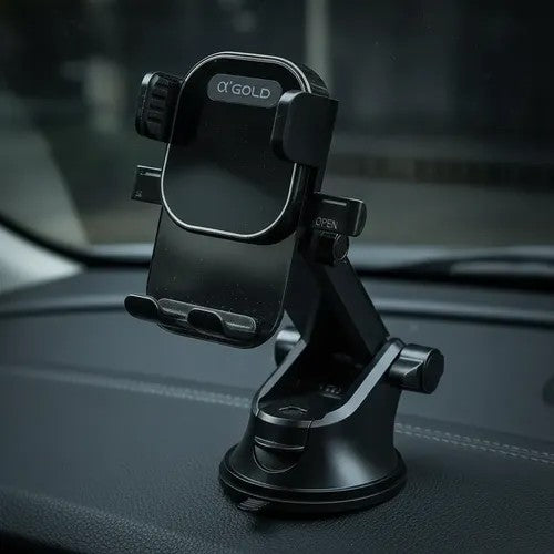 Soporte Vehicular A'Gold Plus SPC-07 360° Negro