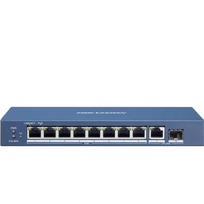 Switch Hikvision DS-3E0510P-E 8 Puertos 100Mbps Único