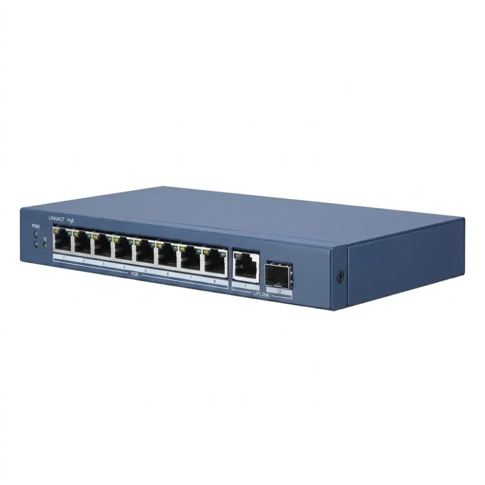 Switch Hikvision DS-3E0510P-E 8 Puertos 100Mbps Único