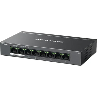 Switch Mercusys MS108GP 8 Puertos Gigabit PoE+ Único