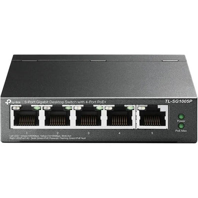 Switch TP-Link TL-SG1005P 5 Puertos Gigabit Gris