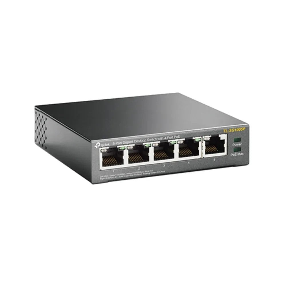 Switch TP-Link TL-SG1005P 5 Puertos Gigabit Gris