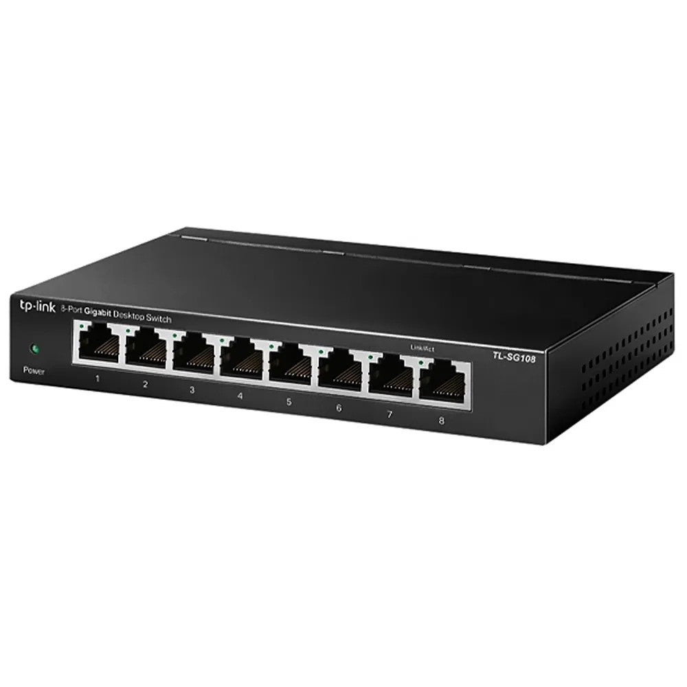 Switch TP-Link TL-SG108 8 Puertos Gigabit Negro