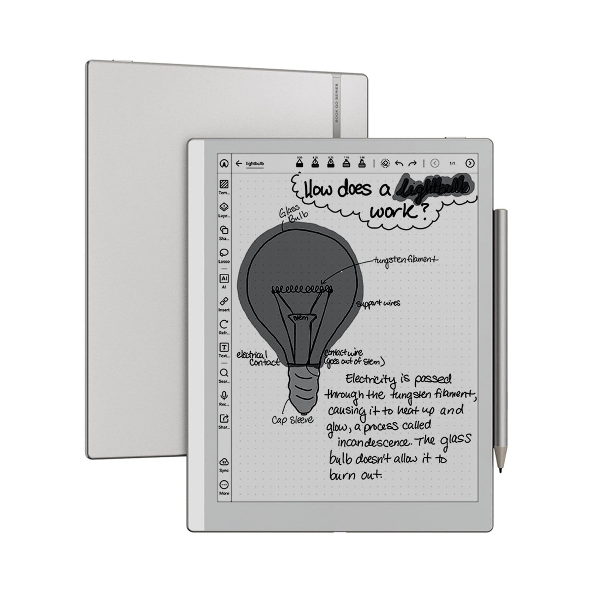 Tablet Boox Go 10.3" Lumi Gen II WiFi 4/64GB E-Ink + Pen Grey